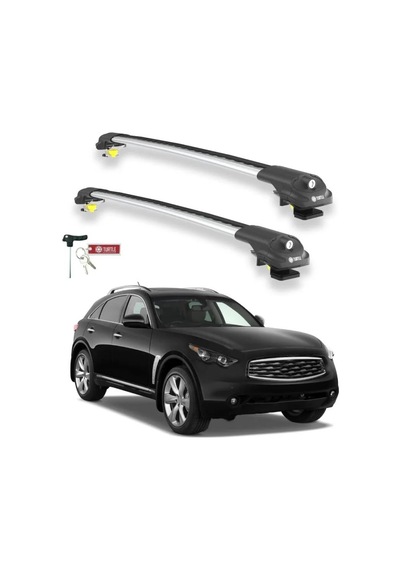 Turtle Infiniti Fx S51 2008-2017 Ara Atkı Air1 Gri