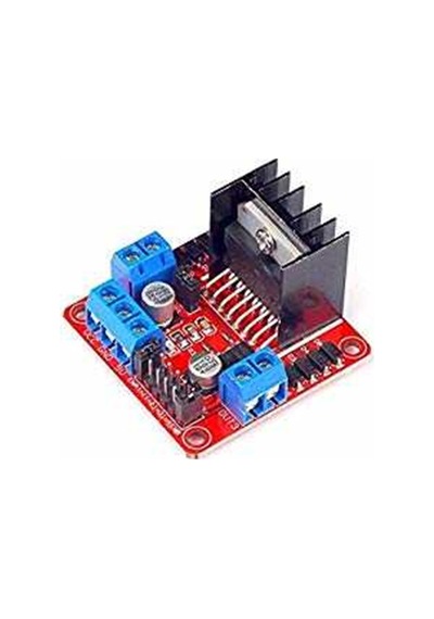 Robodünya-L298N Voltaj Regulatörlü Çift Motor Sürücü Kartı