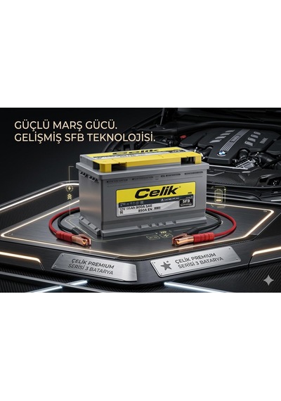 Çelik Akü 135 Amper 12v