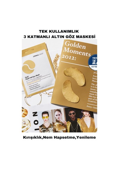 DERMAL Gold Flash Foil Göz Maskesi 4 gr