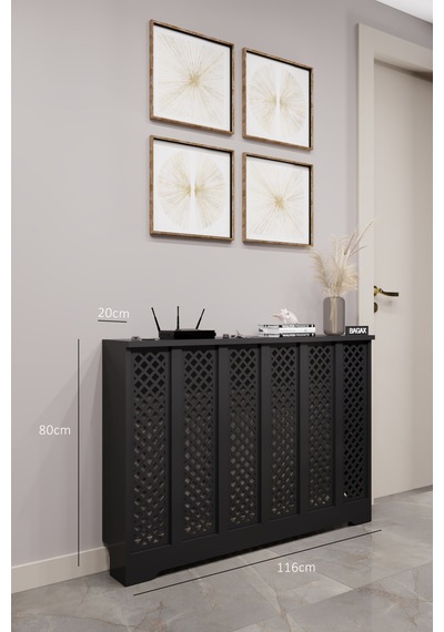 Petek Kaplama Kalorifer Peteği Kapatma Dekoratif Dresuar İç Ölçü 116 Cm Dış Ölçü 120 Petek 116 Siyah D7 Petek Kaplama Kalorifer Peteği Kapatma Dekoratif Dresuar İç Ölçü 116 Cm Dış Ölçü 120 Petek 116 Siyah D7