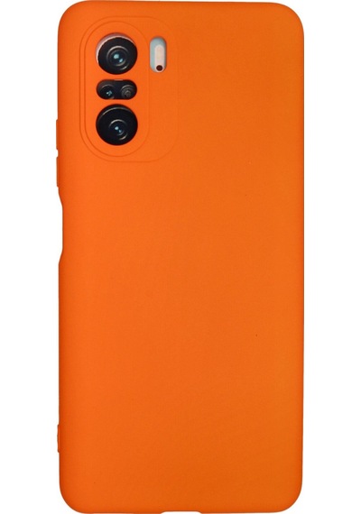 Xiaomi Poco F3 Uyumlu Kılıf Nano İçi Kadife Silikon - Turuncu