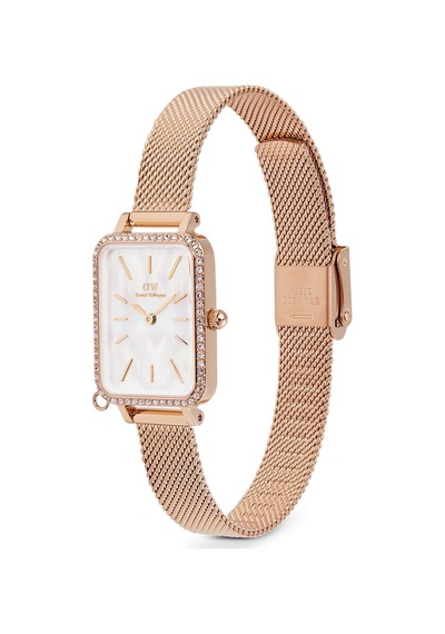 Dw00600748 Kristal Zodyak Melrose Kadın Kol Saati Altın