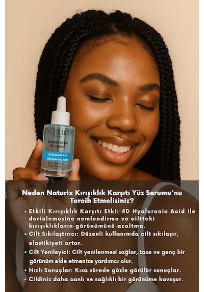 Yüz Serumu 4d Hyaluronic Acid Derin Nemlendirme & Cilt Yenileme 30 Ml