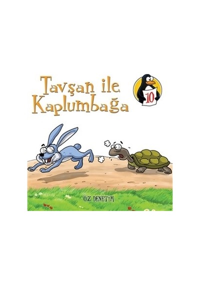 Değerler Eğitimi Öyküleri 10:Tavşan ile Kaplumbağa-Öz Denetim-Büyük Boy - Hatice Işılak Durmuş - Edam