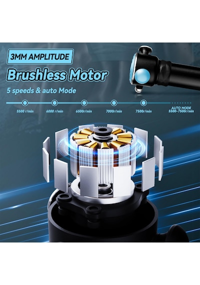 Terapi Titreşim Masaj Aleti Mini Masaj Tabancası Derin Doku 5500-7500rpm 5 Vites Hızı El Tipi Elektrikli Titreşimli Perküsyon Masajı Kas Ağrısının Giderilmesi İçin Terapi Titreşim Masaj Aleti Mini Masaj Tabancası Derin Doku 5500-7500rpm 5 Vites Hızı El Tipi Elektrikli Titreşimli Perküsyon Masajı Kas Ağrısının Giderilmesi İçin