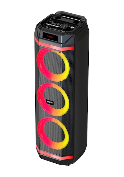 Gd-2889 Dijital Led Göstergeli Mikrofonlu Rgb Üçlü 8 İnç Stereo Bass Kablosuz Karaoke Hoparlör