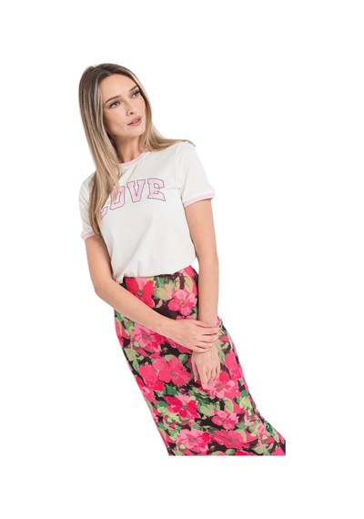 Only Kadın T-shirt 15321015 Beyaz