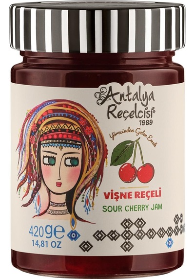 Antalya Reçelcisi Vişne Reçeli 420g Yörük Seri