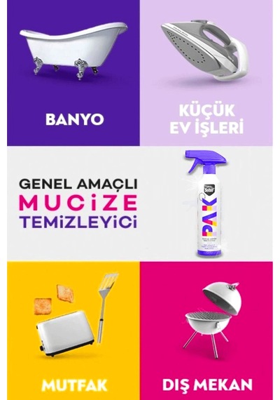 Selsil Pak Mucize Köpük Temizleyici Sprey 500ml Yağ Sökücü Yüzey Temizleyici Parlatıcı 5042 Diğer