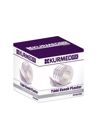 Kurmed Fix Hipoalerjenik Esnek Fix Flaster 5 x 5 M 1 Adet