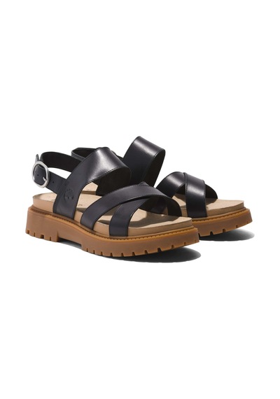 Timberland Backstrap Sandal Tb0A61Trw021-Black Full Graın Siyah