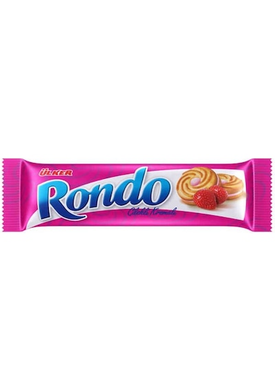 Ülker Rondo Çilekli Kremalı Bisküvi 24 x 61 G