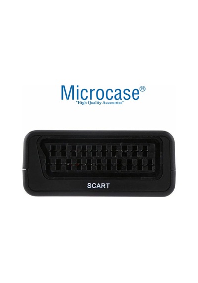 Scart To Hdmı Dönüştürücü Adaptör Siyah - Al2621 Standart