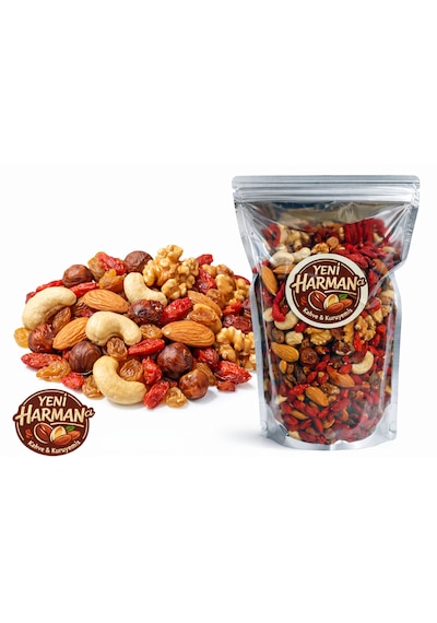 Yeni Harmancı Premium Çiğ Karışık Kuruyemiş 500 G