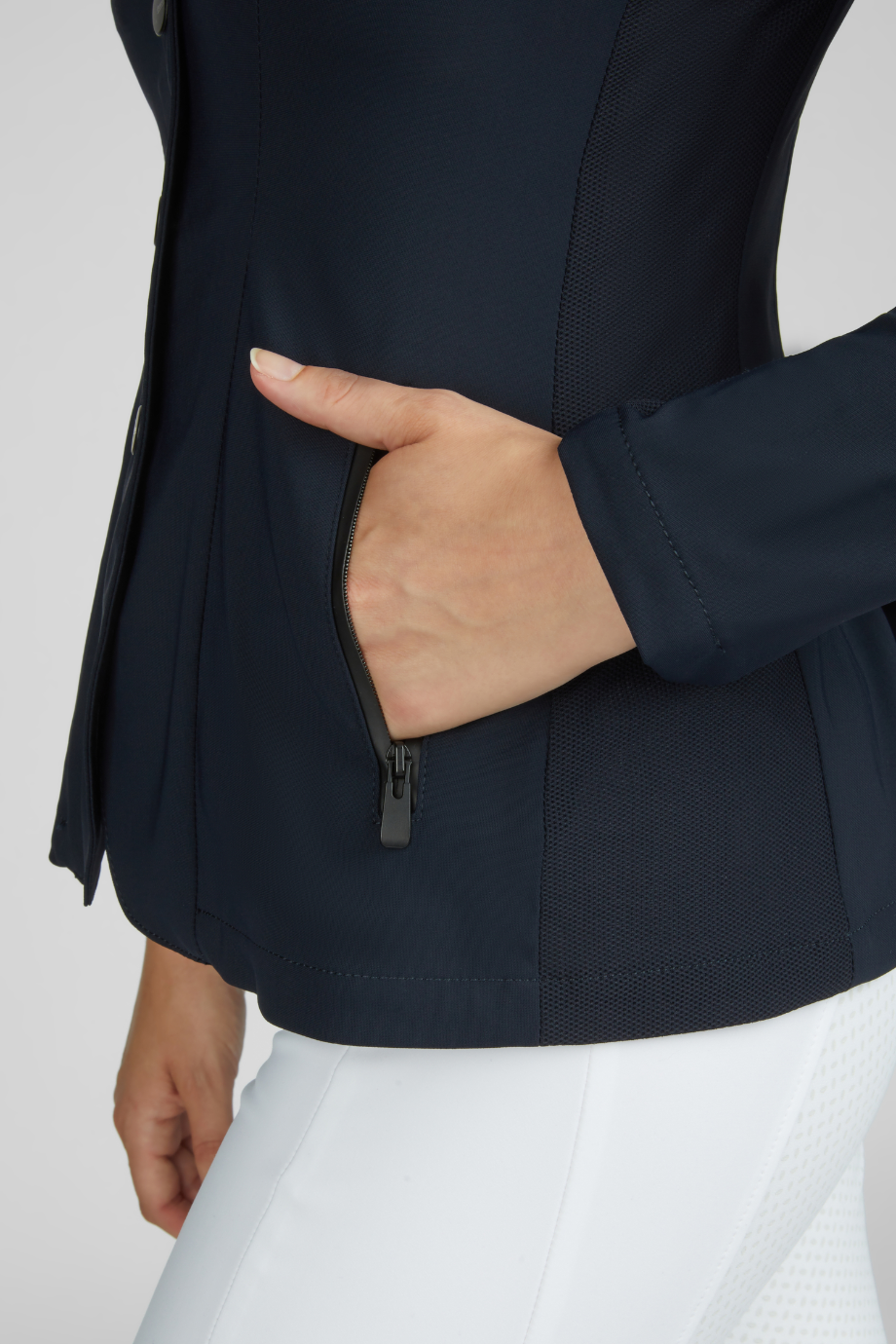 Pikeur Talia Show Jacket Hafif Nefes Alabilir Kadın Binici Ceketi Lacivert