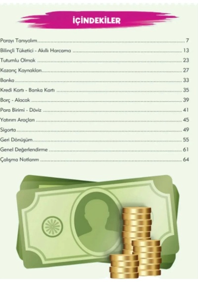4.sınıf Finansal Okuryazarlık