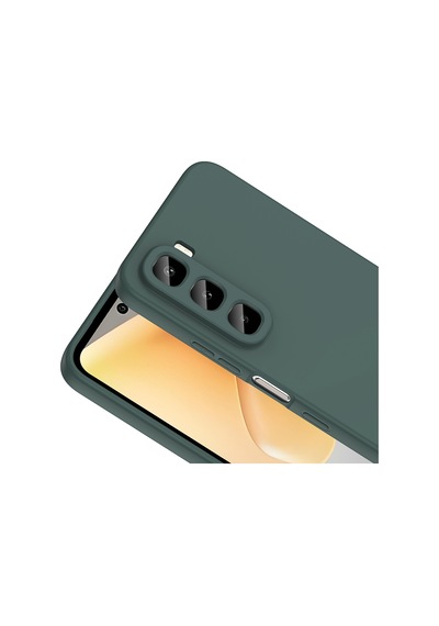 Maks Technology İnfinix Hot 60i 4g Kılıf Mkst Mara Lansman Kapak - Koyu Yeşil