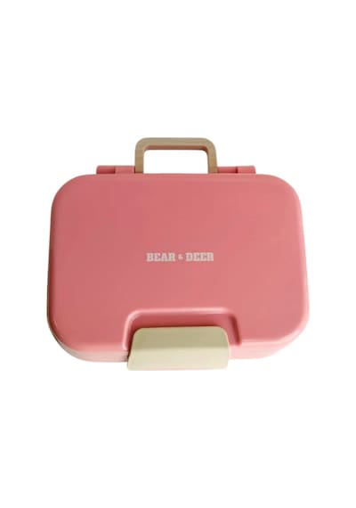 B&d Tek Katlı İki Bölmeli Çelik Pembe Beslenme Kabı Bes001 Pembe