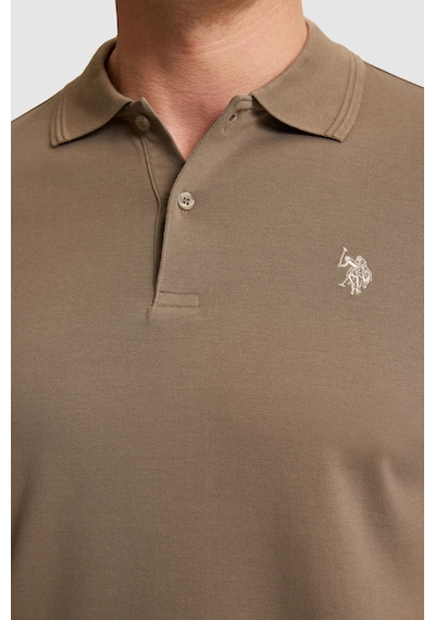 U.s. Polo Assn. Erkek Haki Tişört Basic 50324938-vr027