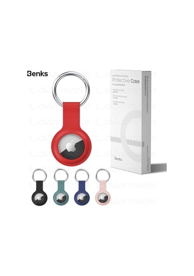 Benks Apple Uyumlu AirTag Kılıf & Anahtarlık - Premium Silikon Kılıf