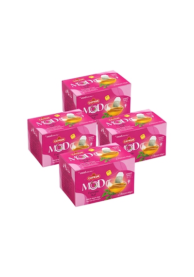 Mod Formda Kal Bardak Poşet Çay 2x20 40gr. Dörtlü Paket