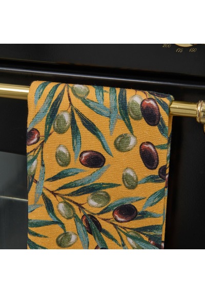 Soft Olive Mutfak Havlusu - Hardal - 40x66 Cm Çok Renkli