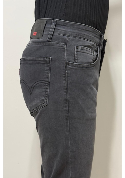 Hacker Denim Dmctekstil Erkek 1020 - Yüksek Bel Rahat Kesim Boru Paça Jean Pantolon Füme Hacker Denim Dmctekstil Erkek 1020 - Yüksek Bel Rahat Kesim Boru Paça Jean Pantolon Füme