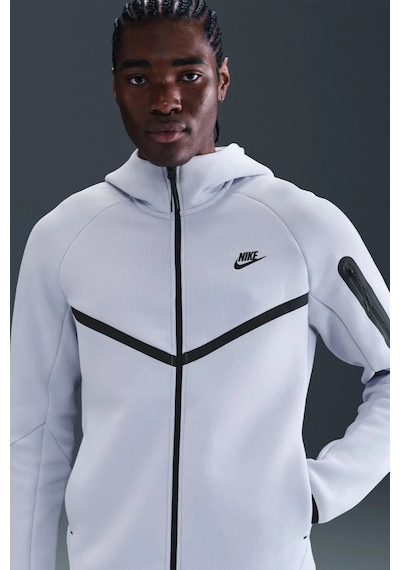 Nike Tech Fleece Full Zip Windrunner Hoodie Kapüşonlu Unisex Sweatshirt Mor