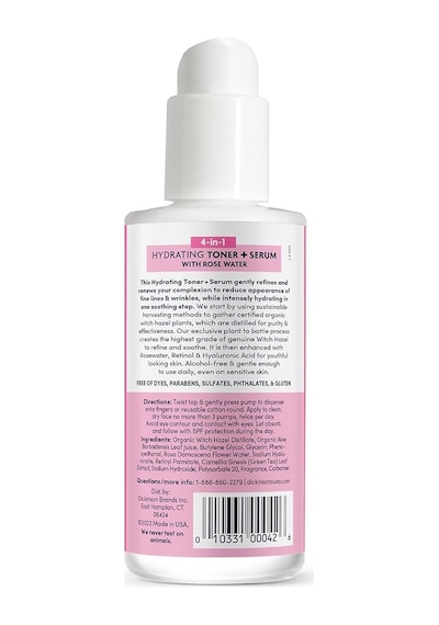 Dickinson's Cadı Fındığı Ve Gül Suyu Özlü Nemlendirici Tonik + Serum 118ml