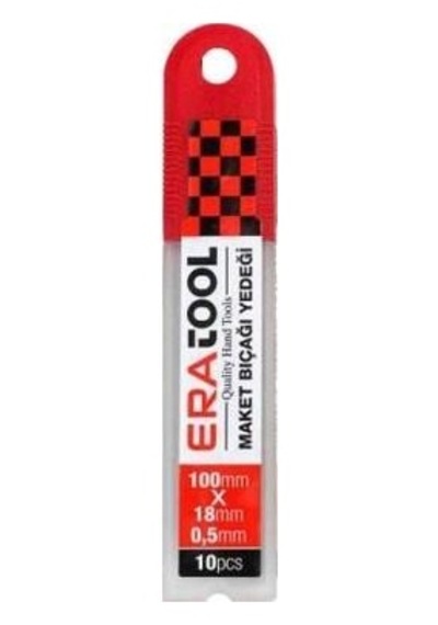 Eratool Falçata Maket Bıçağı Yedek Ağzı 100 MM X 18 MM X 0,5 MM