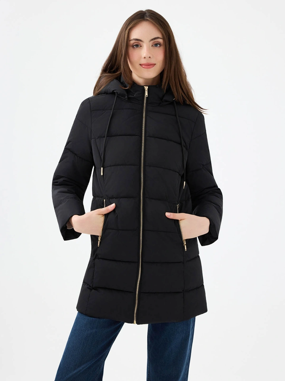 Loft Regular Fit Siyah Kadın Mont Lf2041091 Siyah