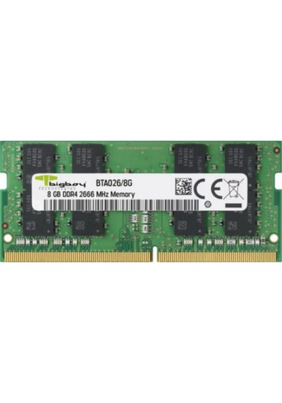 Bigboy BTA026/8G 8 GB DDR4 2666 MHz CL19 Ram