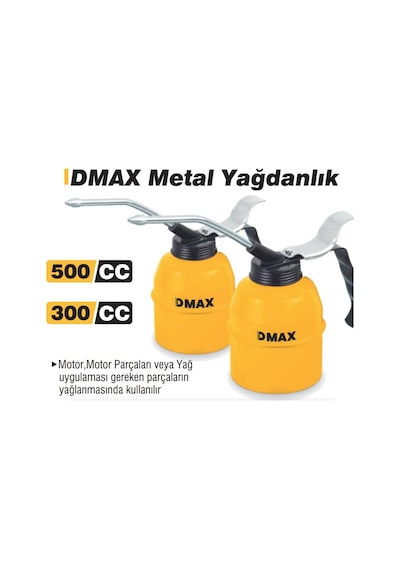 Metal Yağdanlık Madeni Yağdanlık 300cc