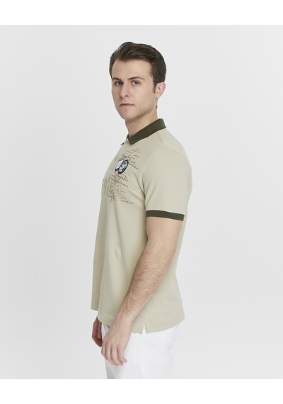 AR-MA Arma Erkek Regular Fit Likralı Pike Polo Yaka Tişört Y27374308601 001