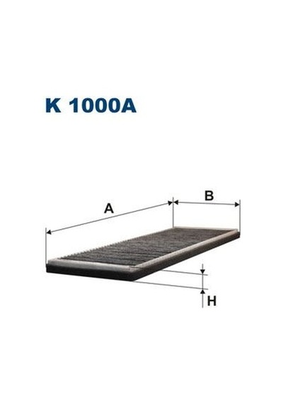 FILTRON K1000A POLEN FİLTRESİ OPEL ASTRA F-CALİBRA-COMBO A-CORSA