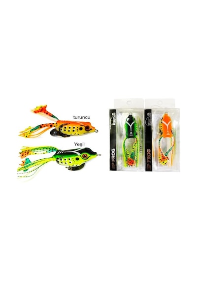Oskar Frog2 Kurbağa Silikon Sahte Balık Kaşıklı