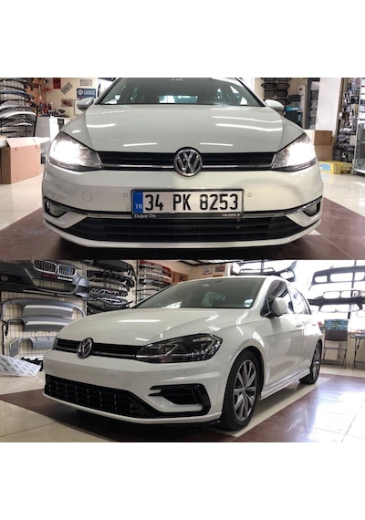 Autogp Vw Golf 7.5 Gti Ön Tampon Ve Panjur Seti Komple 2017 / 2020 Sm-vwgo75gtıonta