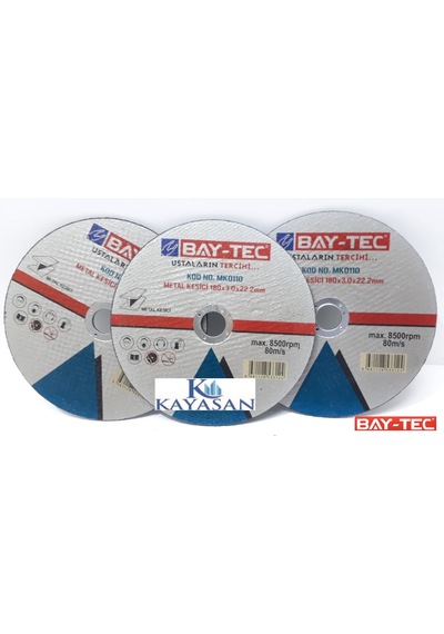 Bay-tec Metal Kesici Tas 180x3x22.2 Mm 3 Adet