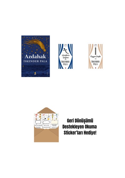 Azdahak + Jennifer In Düğünü Ciltli + Neyzen Tevfik Ciltli + Okuma Sticker'ları