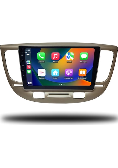 Avaydel Kia Rio Android Carplay Multimedya 2004-2007 8GB RAM + 128GB Hafıza + 4 Çekirdek