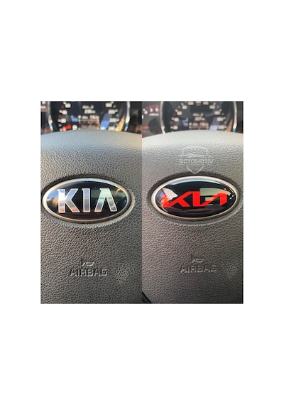 Kia Ceed Rio Cerato Rio Forte Picanto Direksiyon Yeni Logo Damla Etiket