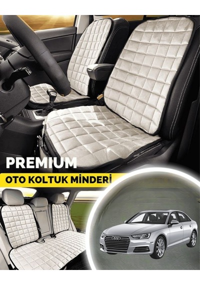 Audi A4 Koltuk Minder Ortopedik Cepli Araç Ve Kılıf Seti Tam Uyumlu,bej Renk,konforlu Tasarım
