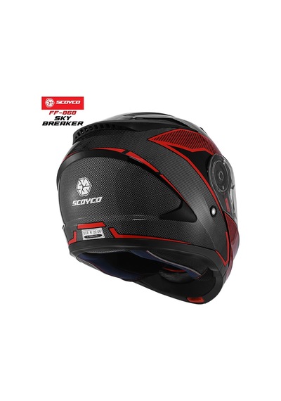 Scoyco 868 Sky Breaker Kask Renkli