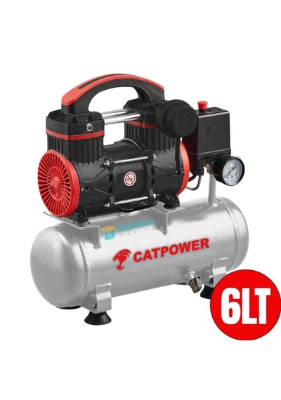 CatPower 1111 1 Hp 8 Bar 6 lt Sessiz Yağsız Kompresör