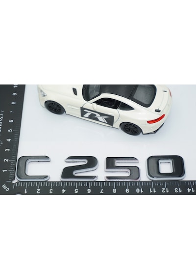 Dk Tuning C 250 Bagaj Gri Siyah Abs Yazı Logo Benz İle Uyumlu