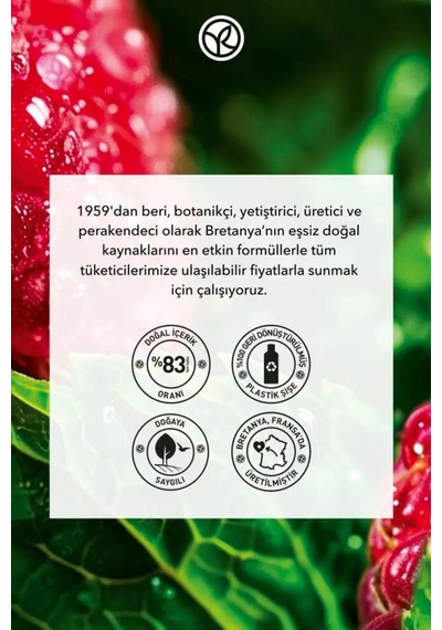 Konsantre Duş Jeli Frambuaz & Nane 100 Ml - Doz Ayarlı Seyahat Boy Ekolojik Canlandırıcı Banyo Jeli Diğer