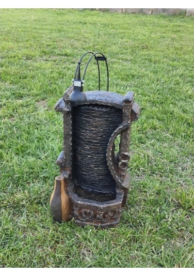 Ledli Küplü Dekoratif Şelale 35X20X16Cm Dw72118 - Masaüstü Şelale