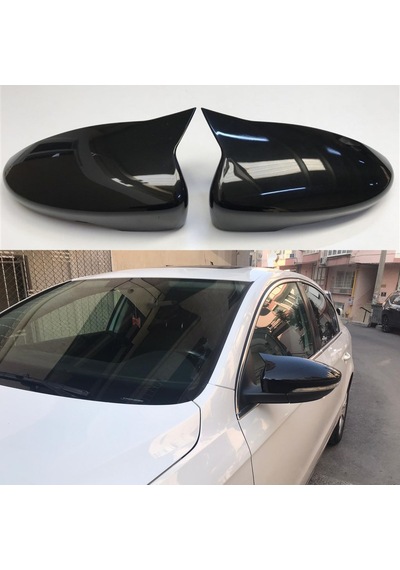 Vw Passat B7 Yarasa Ayna Kapağı Batman Piano Black Parlak Siyah