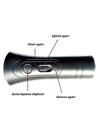 Nunbell Etkili Lazer Işıklı Ultrasonik Köpek Kovucu Eğitim Cihazı